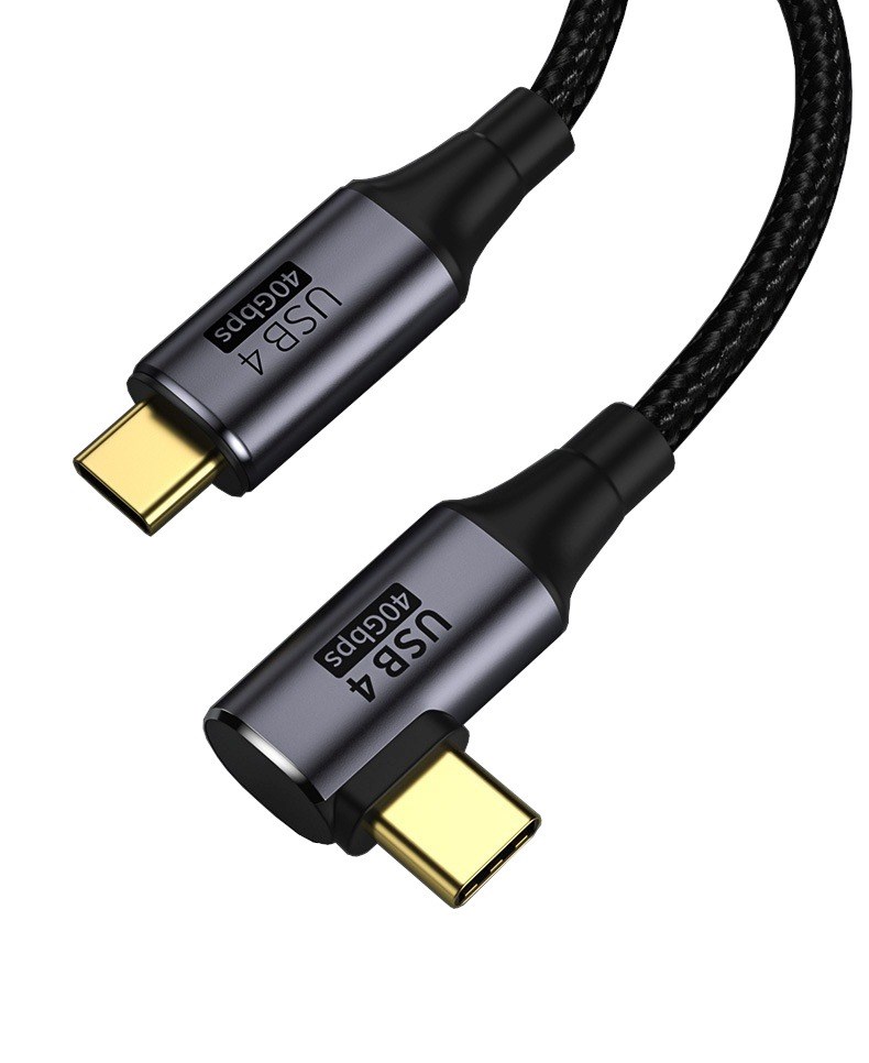 PREMIUMCORD Kabel USB4 Gen 3x2 40Gbps 8K@60Hz 240W Thunderbolt 3 kabel 0,8m