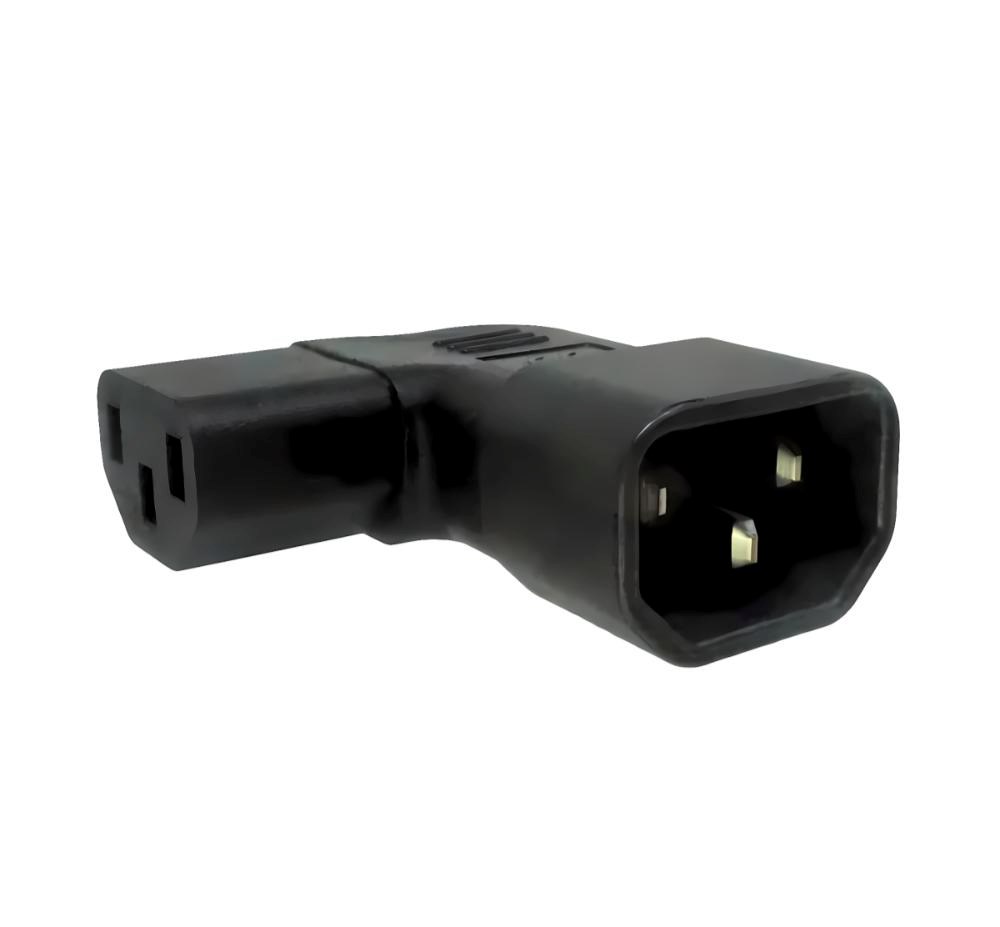 Adaptér úhlový na stranu IEC C13 na IEC C14 napětí 230V, 10A