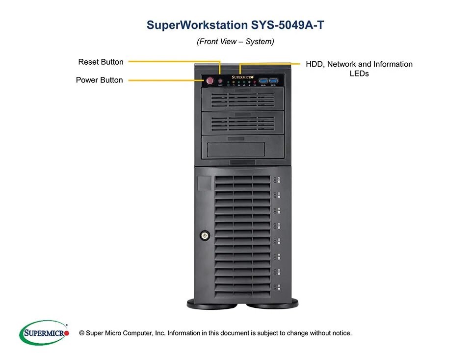 SUPERMICRO SuperWorkstation SYS-5049A-T