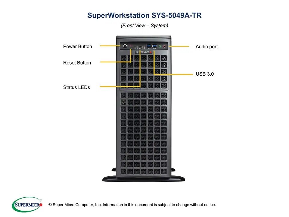 SUPERMICRO SuperWorkstation SYS-5049A-TR