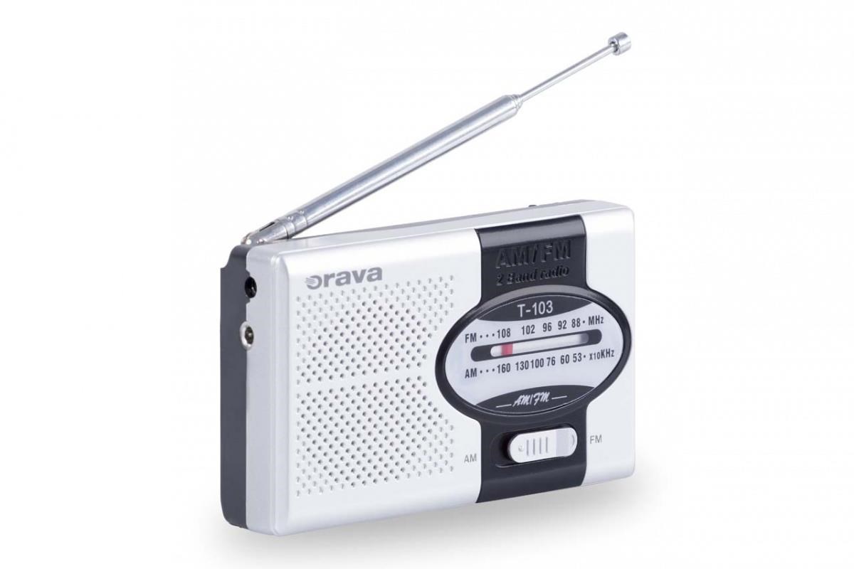 Kapesní rádio AM/FM se sluchátkovým výstupem