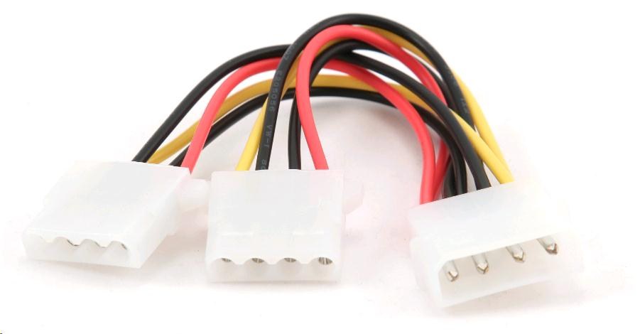 GEMBIRD Kabel napájecí interní 1x 5,25 - 2x 5,25 (molex rozdvojka)