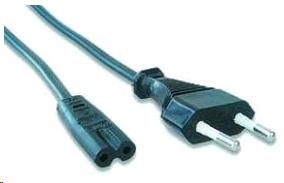 GEMBIRD Kabel napájecí 230V 1,8m (2-pin C7 konektor flexošňůra)