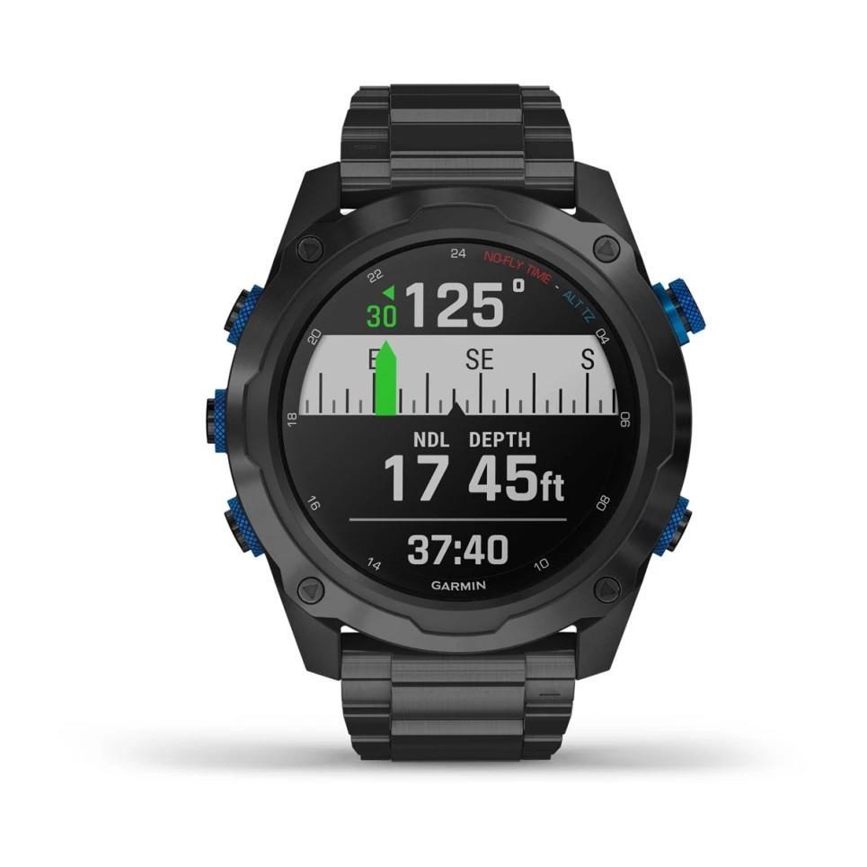 Garmin Descent Mk2i Bundle potápěčské GPS hodinky Titan Carbon Gray DLC + Titanium DLC Band + Descent T1