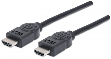 MANHATTAN kabel High Speed HDMI 4K, 3D, Male to Male, stíněný, černý, 15m