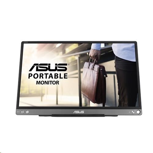 ASUS LCD 15,6palcový MB16ACE 1920x1080 ZenScreen USB Type-C Portable IPS FF Compatible with USB Type-A Auto-Rotate - pololesk