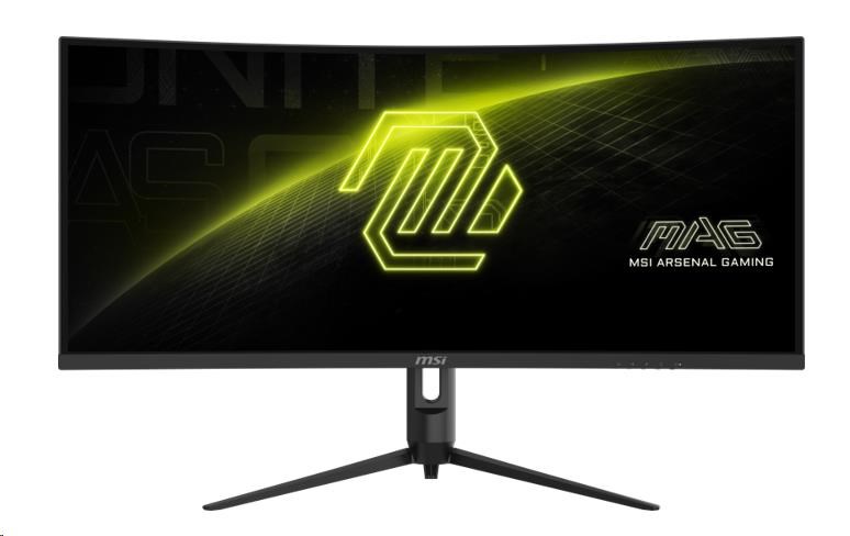 MSI LCD MAG 342CQR E2, 34palcový 3440x1440, VA, 180Hz, 4ms, VESA 75x75mm, N/A, Black