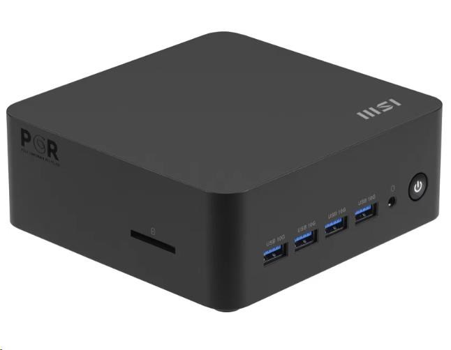 MSI PC Cubi Z AI 8M-006BEU, R7 8845HS, N/A, N/A SSD, N/A, No OS, Black