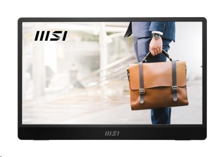 MSI LCD PRO MP161 E2U, 15,6palcový, IPS, FHD, 60Hz, 4ms, Black