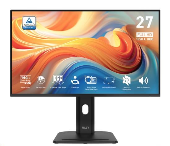 MSI LCD PRO MP275PG E14, 27palcový 1920x1080, IPS, 100Hz, 4ms, VESA 100x100mm, N/A, Black