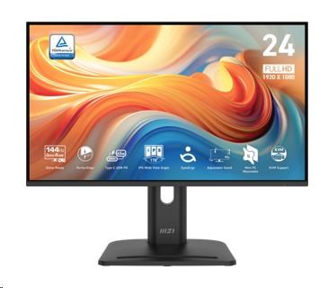 MSI LCD PRO MP245PHG E14, 23,8palcový, 1920x1080, IPS, 4,0 ms, VESA 100x100, Black