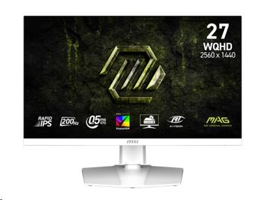 MSI LCD MAG 274QRFW E20, 27palcový, 2560x1440, Rapid IPS, 0,5 ms, VESA 100x100, White