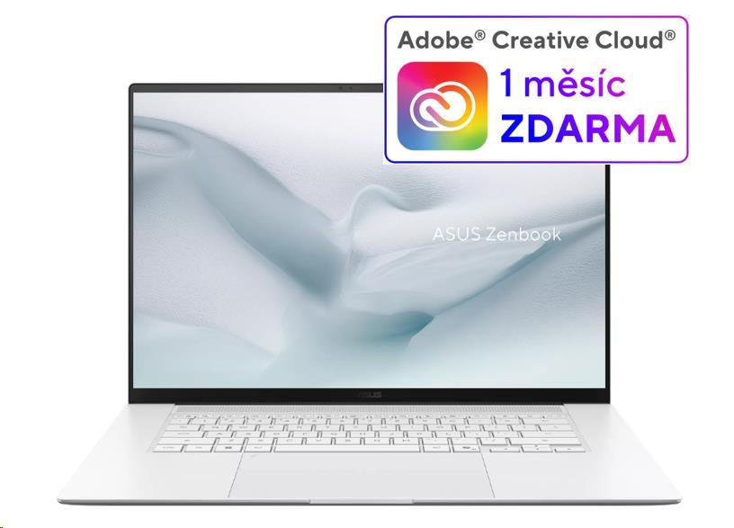 ASUS NTB Vivobook S 16 (M3607GA-OLED075W), Ryzen AI 9 H 465, 16 1920 x 1200, 32GB, 1TB SSD, Radeon, W11 Home, Silver