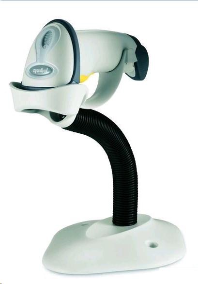Zebra LS2208 – 1D laserová čtečka čárových kódů, RS232 kit, bílá