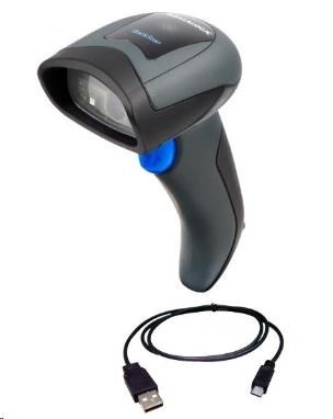 DataLogic bezdrátová čtečka QuickScan QBT2101, 1D snímač + USB kabel (napájecí)