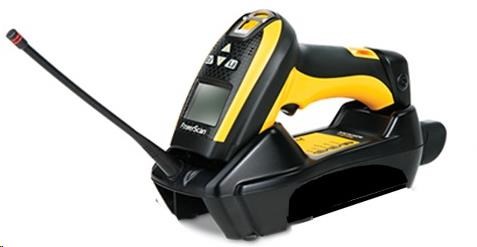 Datalogic PM9100, 1D, multi-IF, disp., kit (USB), RB, black, žlutá