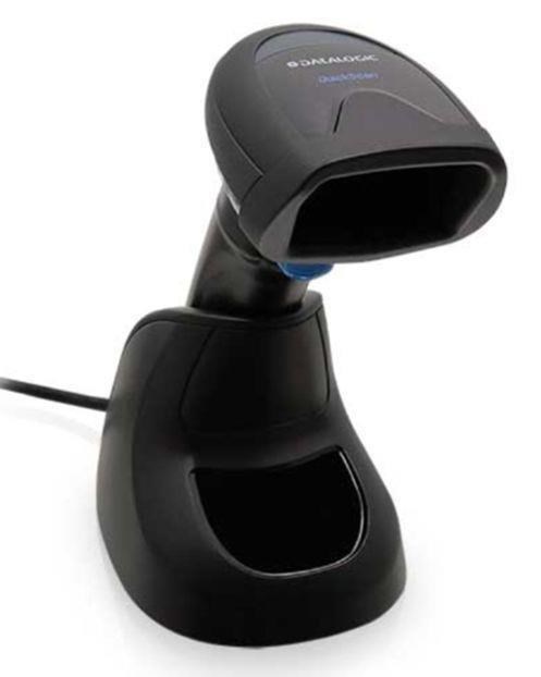 Datalogic QuickScan QD2590-BKK1S – 2D ruční čtečka čárových kódů (kit s USB kabelem a stojánkem)