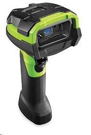 Zebra průmyslová čtečka DS3678 odolná 2D HIGH DENSITY (jen čtečka) FIPS INDUSTRIAL GREEN, vibrace