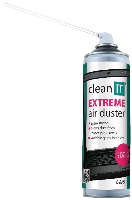 Clean IT Stlačený vzduch EXTREME 500 g nehořlavý