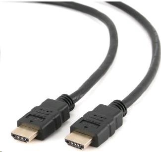 C-TECH kabel HDMI - HDMI 0,5m (v1.4, 3D, zlacené kontakty, stíněný)