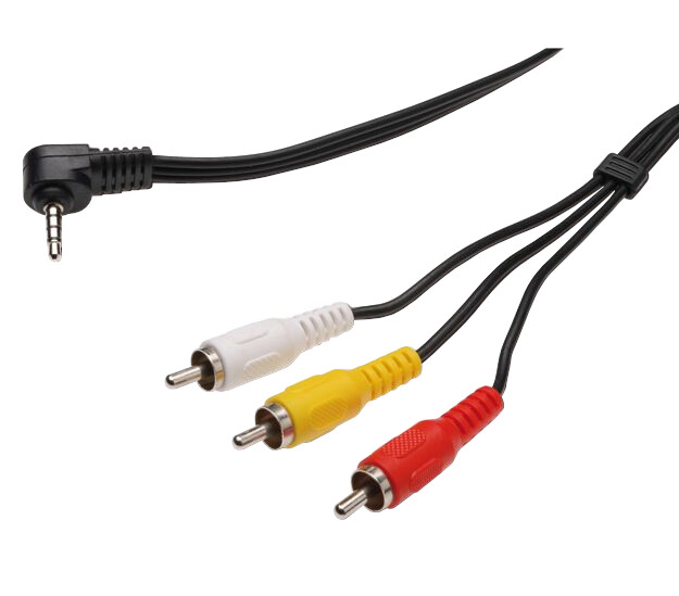 PREMIUMCORD Kabel audio/video 3,5mm Jack 4pin - 3x Cinch 1,5m (M/M)