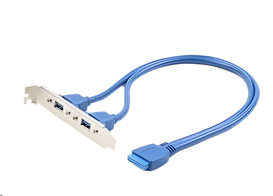 GEMBIRD Přídavné porty pro MB, záslepka 2x USB3.0 (bracket)