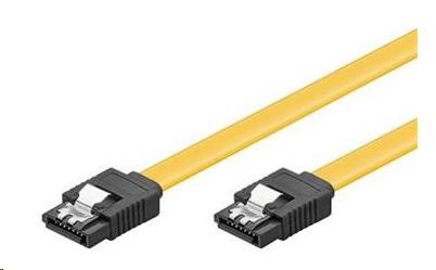 PREMIUMCORD Kabel SATA 3.0 datový 50cm, kovové západky