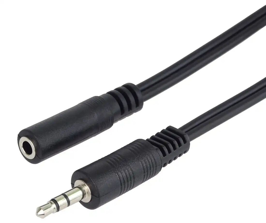 PREMIUMCORD Kabel audio 3,5mm Jack - Jack prodlužovací 3m (M/F, stereo)