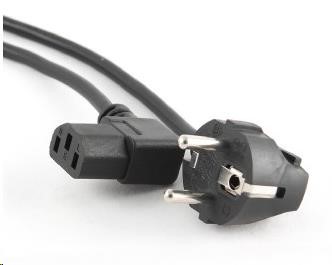 GEMBIRD Kabel napájecí pravoúhlý VDE 220/230V 1,8m