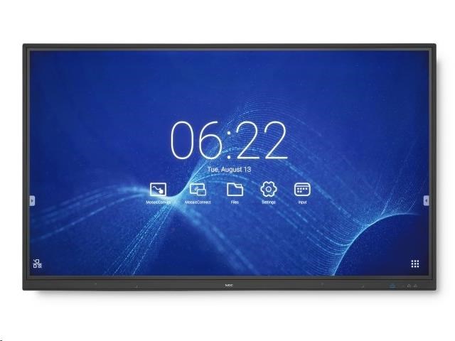 SHARP/NEC 86" LCD MultiSync® CB861Q,3840 x 2160,1200:1,350cd,HDMI