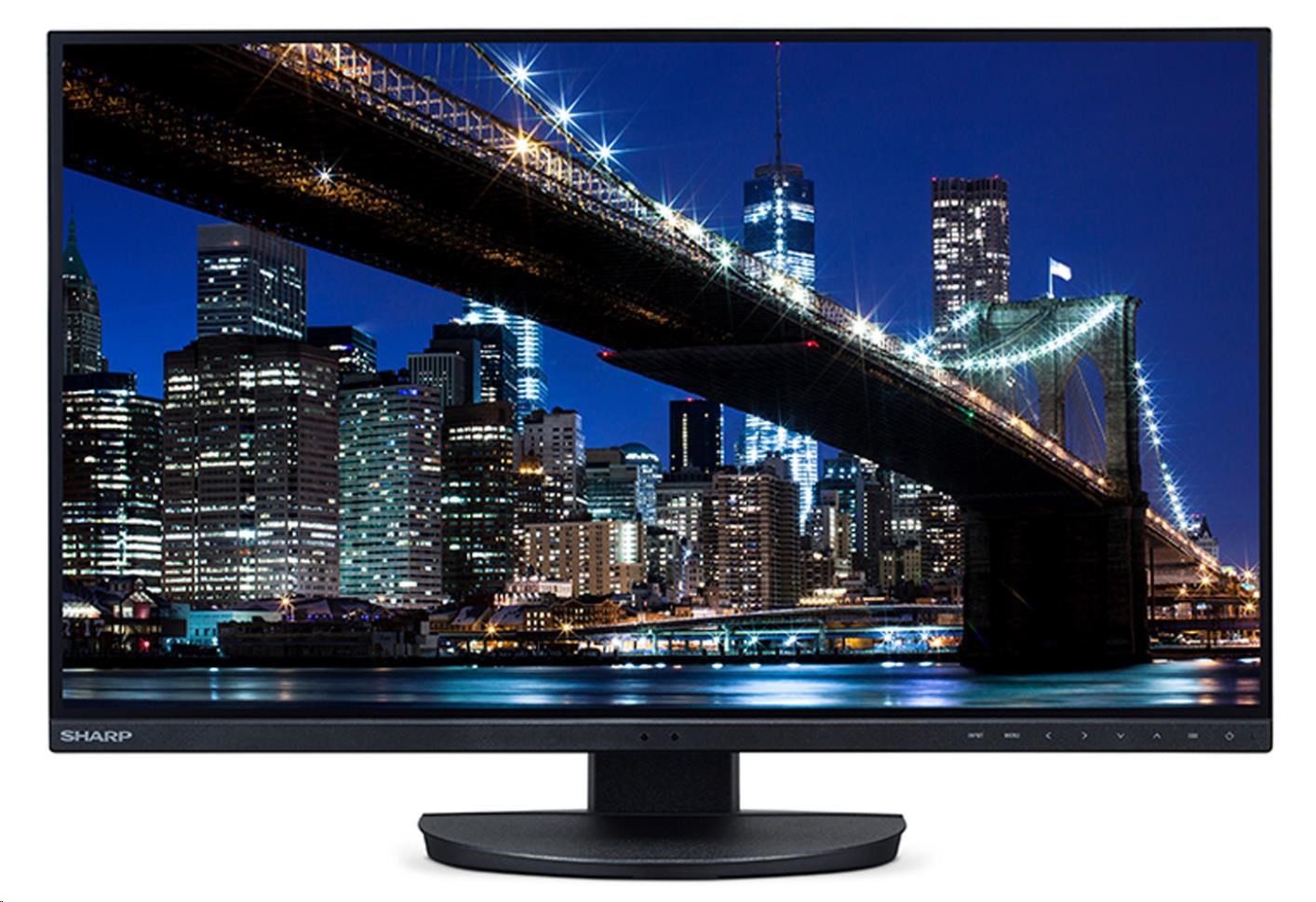Sharp MultiSync EA272U, 27palcový, 3840x2160, 400[cd/m2], IPS, 16:9, 1000:1, black