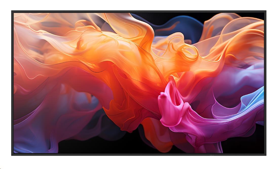 Sharp 50" MultiSync® E509, LED, 3840x2160, 350nit, 4000:1, 8ms, 16/7, VGA, HDMI, LAN, RS232, USB-C