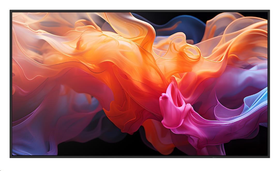 Sharp 75" MultiSync® E759, LED, 3840x2160, 350nit, 4000:1, 8ms, 16/7, VGA, HDMI, LAN, RS232, USB-C