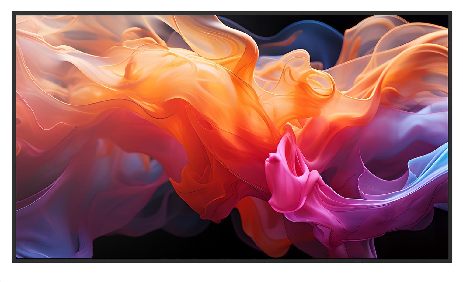 SHARP LFD 55" MultiSync E559, IPS, 3840x2160, 350nit, 1200:1, 8ms, 16/7, VGA, HDMI, LAN, RS232, USB-C, Mediaplayer