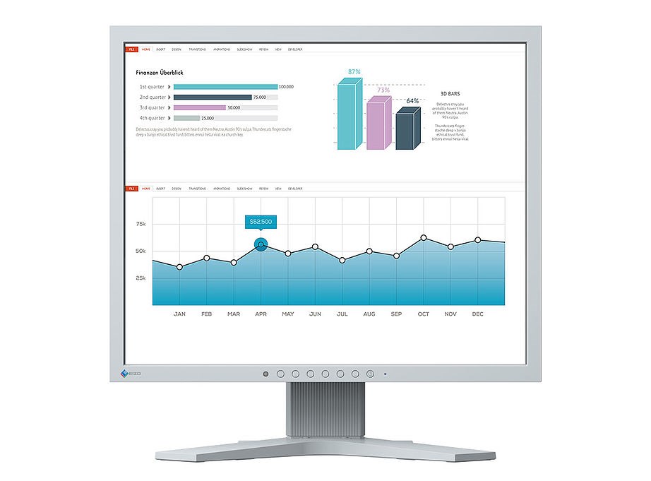 EIZO MT 19palcový S1934 FlexScan, IPS, 1280x1024, 250nit, 1000:1, 14ms, DisplayPort, DVI-D, D-sub, Repro, Světle šedý