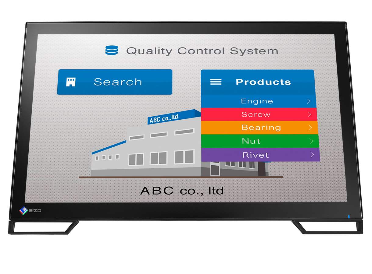EIZO MT 23palcový DuraVision FDF2382WT, IPS, Touch, 1920x1080, 260nit, 1000:1, 11ms, DisplayPort, DVI-D, D-Sub, USB, Repro