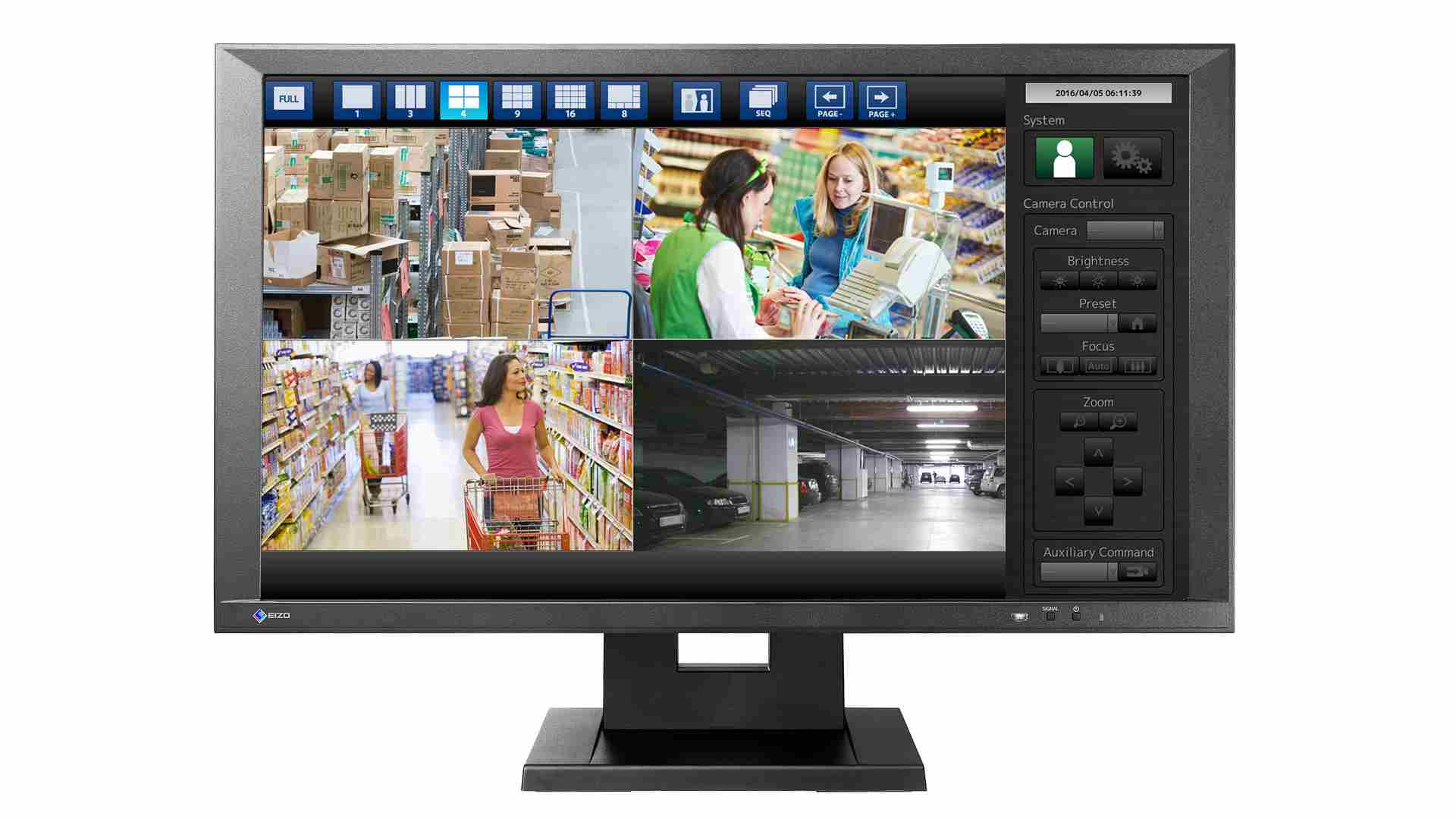 EIZO MT 23palcový FDF2304W-IP DuraVision, IPS, 1920x1080, 300nit, 1000:1, 8ms, HDMI, RJ-45, 24/7