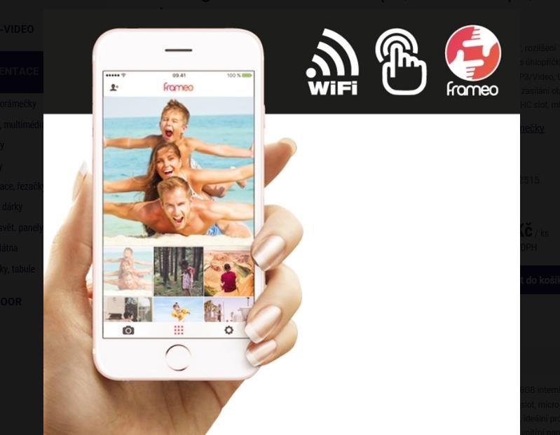 Braun DigiFRAME 718 WiFi (7", 1024x600px, 16:9 IPS, 8GB)