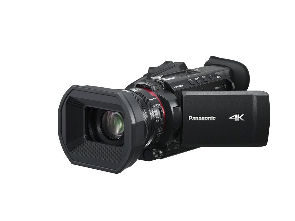 Panasonic HC-X1600 (4K/60p 10-bit, 1/2,5", 24x zoom, 25mm, OIS, WiFi)