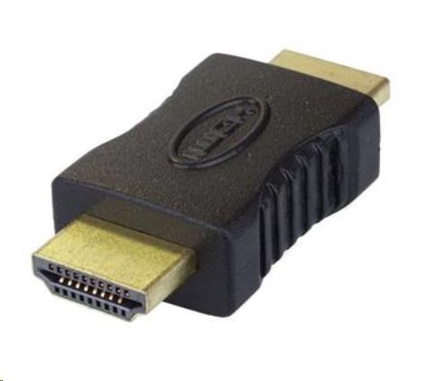 PremiumCord Adapter HDMI A - HDMI A, Male/Male, pozlacená