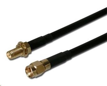 Koaxiální WLAN Antenní prodlužovací SMA male reverse - SMA female reverse ,1m