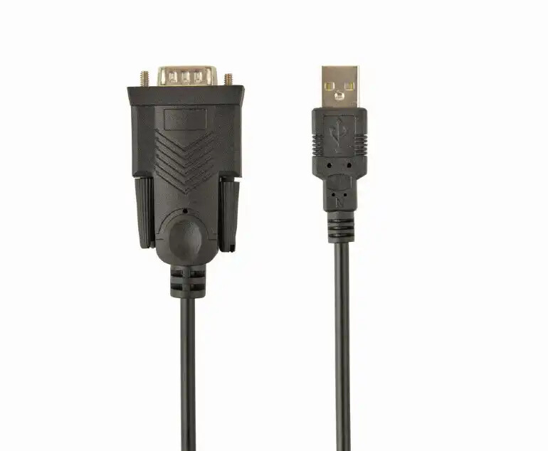 GEMBIRD Kabel adapter USB-serial 1,5m 9 pin (com), černý