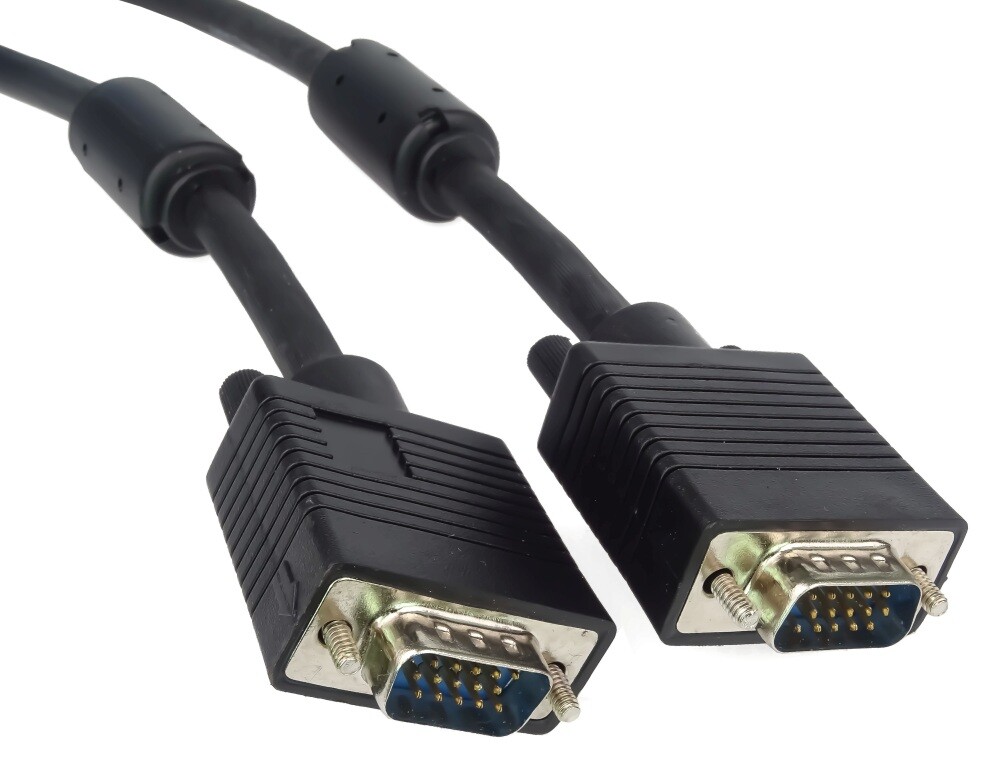 PREMIUMCORD Kabel k monitoru HQ (Coax) 2x ferrit,SVGA 15p, DDC2,3xCoax+8žil, 2m