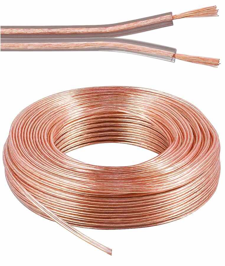 PremiumCord reproduktorový kabel 2× 0,75 mm?, 10 m (100% CU měď)