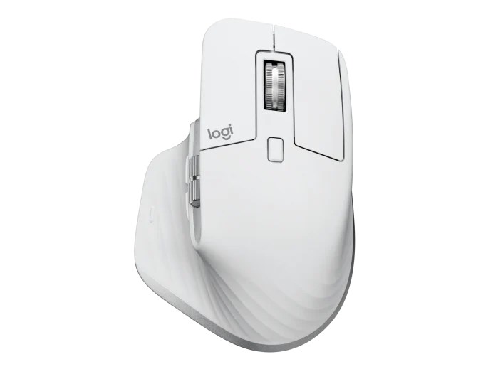 Logitech myš MX Master 3S pro Mac Performance, světle šedá, EMEA