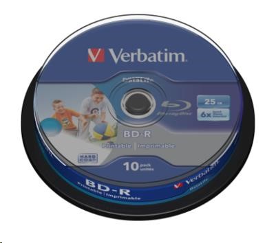 Verbatim BD-R SL DataLife HTL 25 GB 6x Printable - 10 disků