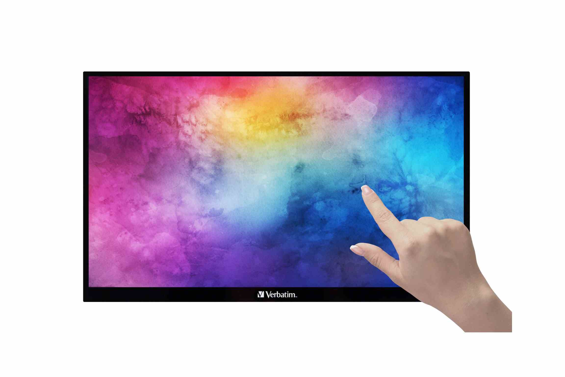Verbatim PMT-15 Portable Touchscreen Monitor 15,6palcový Full HD 1080p Metal Housing Přenosný dotykový monitor