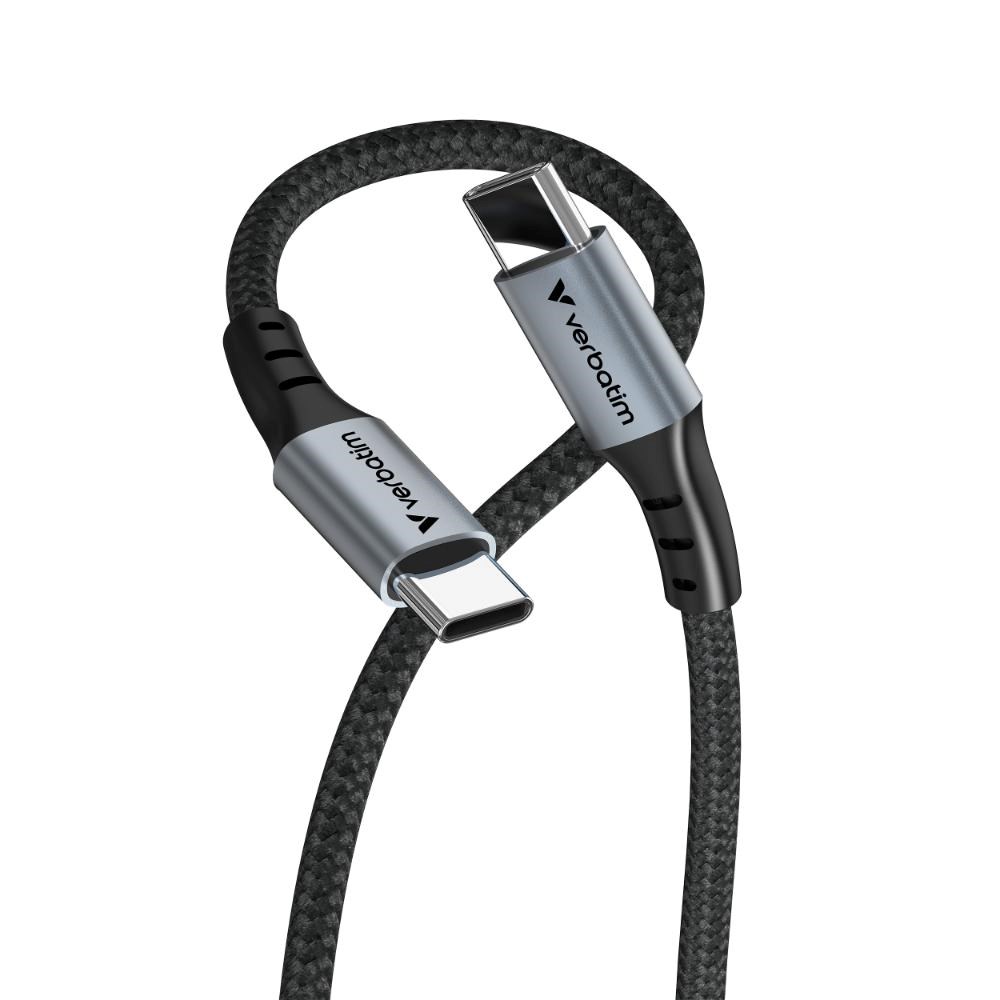 VERBATIM Kabel USB-C Sync & Charge, 100W, 120cm