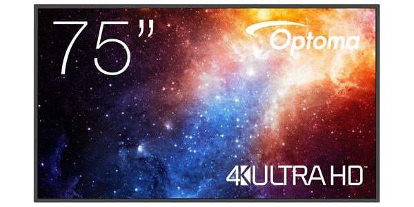 Optoma FPD N3751K 75" - 4K UHD / Android 11 / 450 nits / 4GB RAM / 32GB ROM / 2x 10W speaker