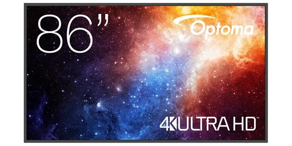 Optoma FPD N3861K 86" - 4K UHD / Android 11 / 450 nits / 4GB RAM / 32GB ROM / 2x 10W speaker